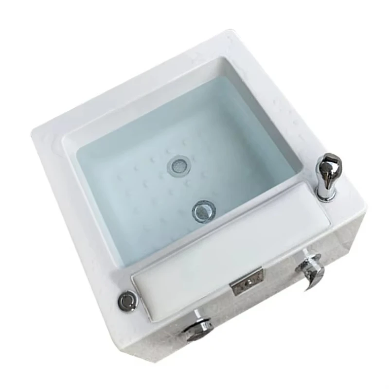 

Premium ceramic foot bath with shower, automatic surf, water circulation and colorful lighting