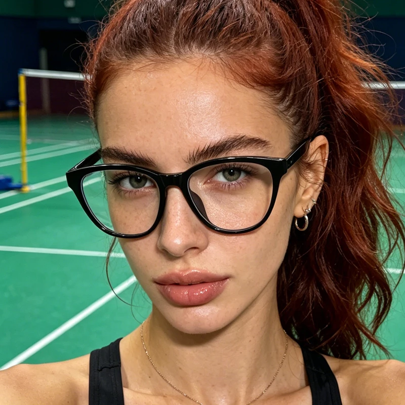 1pc lightweight cat's eye glasses, suitable for multiple scenes, simple and versatile models, no burden to wear
