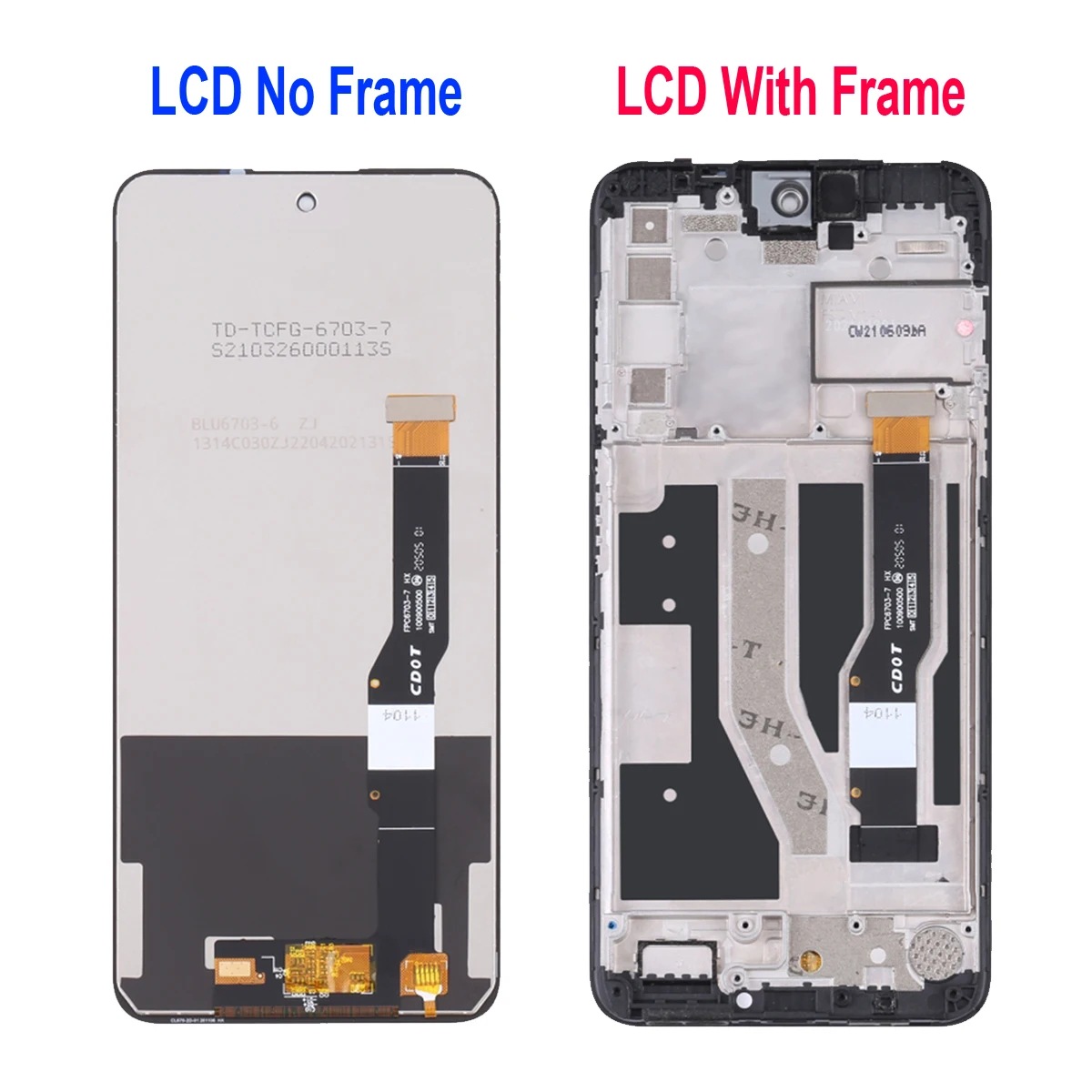 For TCL 20L Plus 20S T773O T774H T774B T775H T775B LCD Display Touch Screen Digitizer For TCL 20 Lite Plus 20L+ LCD