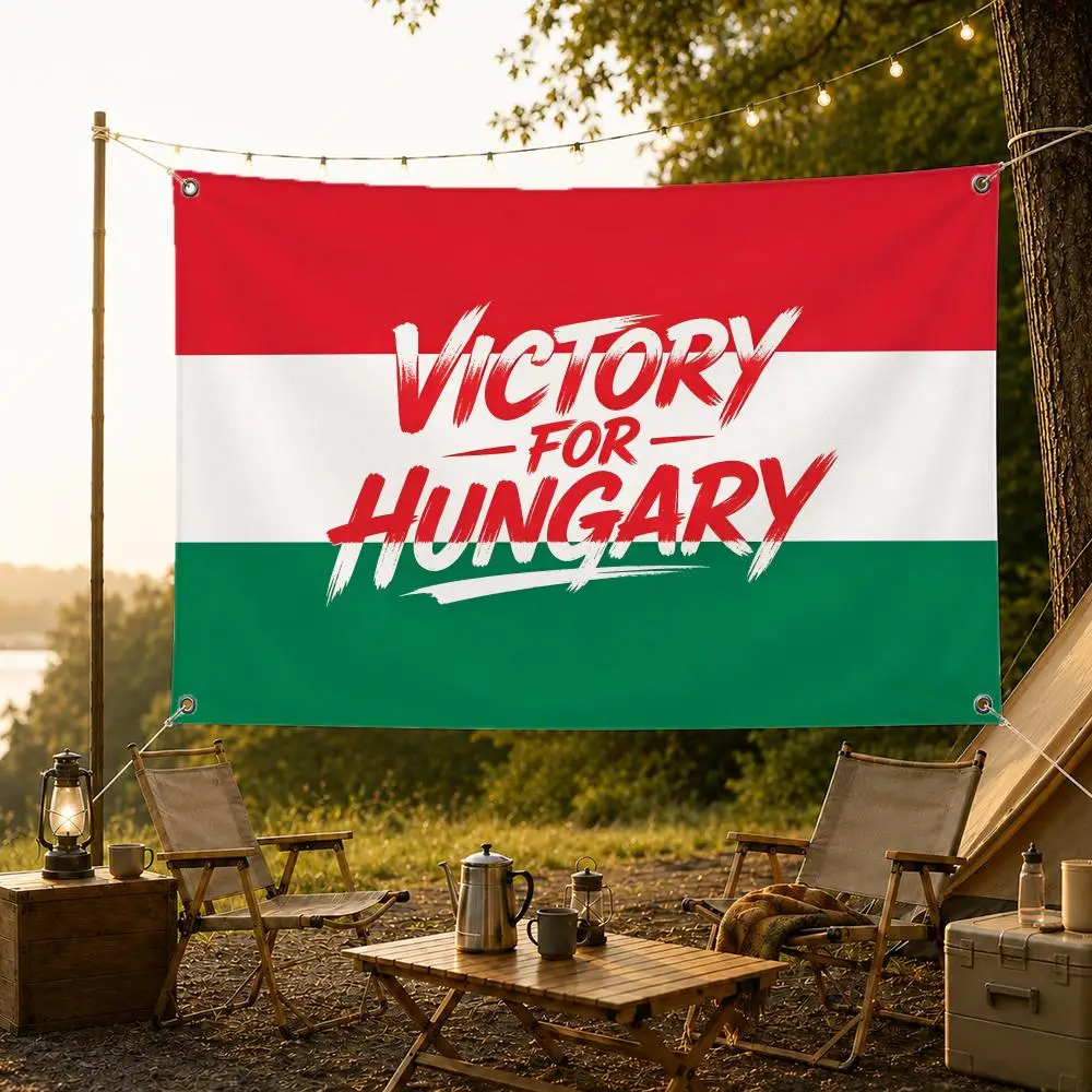 Classic Country H-HungaryS Flags Washable Fade-Resistant Flag HD Print Lightweight Durable Indoor/Outdoor