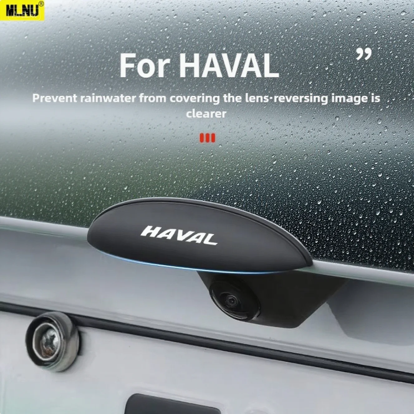 

For Haval H9/Cannon UTE Accessories 2025/2024 Rear Camera Rain Cover Premium ABS, Orced Adhesion, Clear Vision 2022-2023