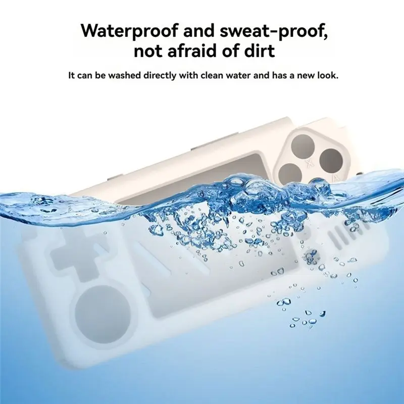 B31B Silicone Case For Miyoo A30, Drop-Proof Shockproof Protective Cover for Game Console, Soft Silicone Red