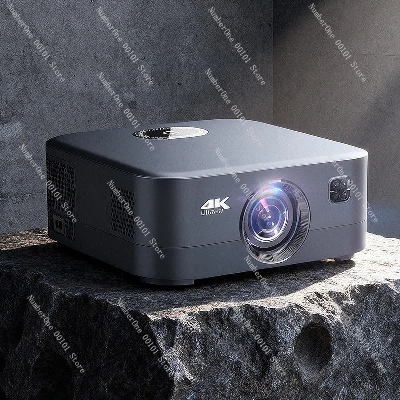 Smart 1080P Projector Fully Automatic Focus Mini Home Office Projector Wireless Screen Mirroring Ultra Clear Image LED Video