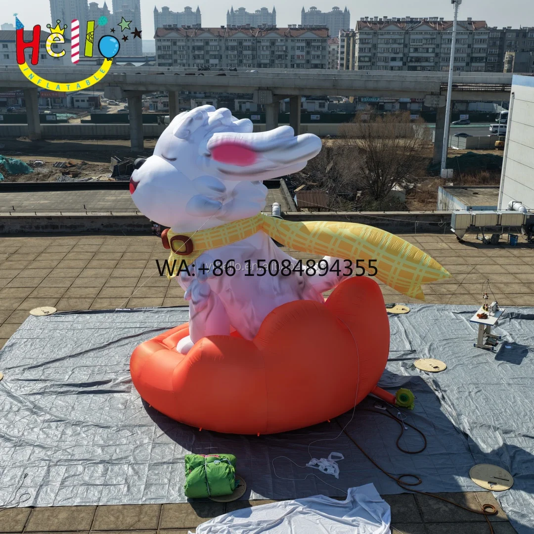 Giant Inflatable Advertising Cartoon Dog Mascot for Event Party Decoration