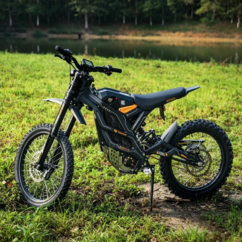 Immagine 7: 79Bike Moto Elettriche per Adulti, Moto da Cross Elettrica per Uomo, 72V 8000W, Motocicletta Fuoristrada Potente