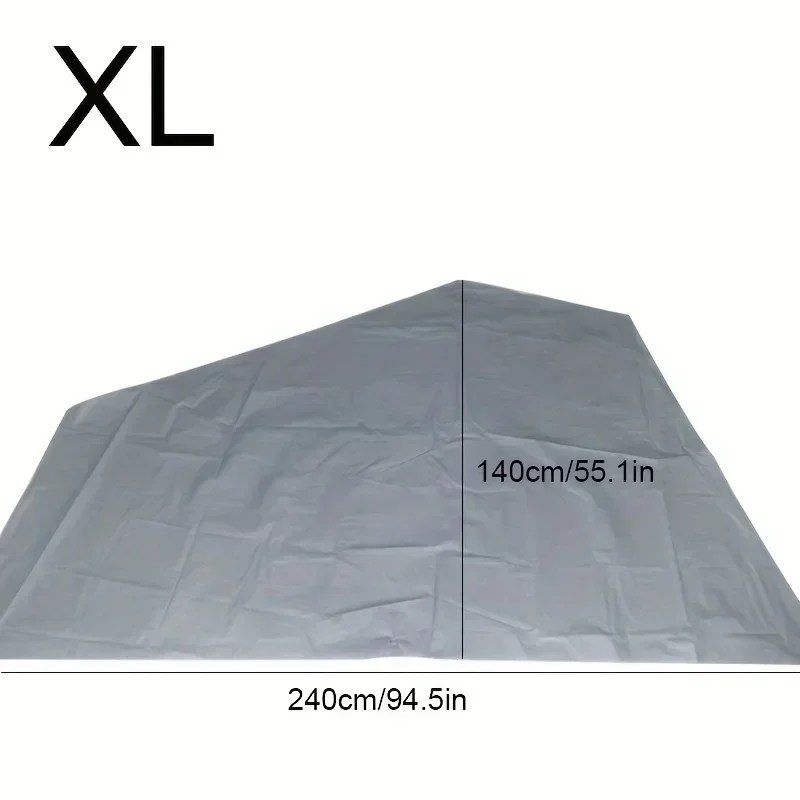 XL 140*240cm Motorcycle Clothing PEVA Single Layer Rainproof Sunscreen Bicycle Cover Electric Vehicle Protective Rain Protection