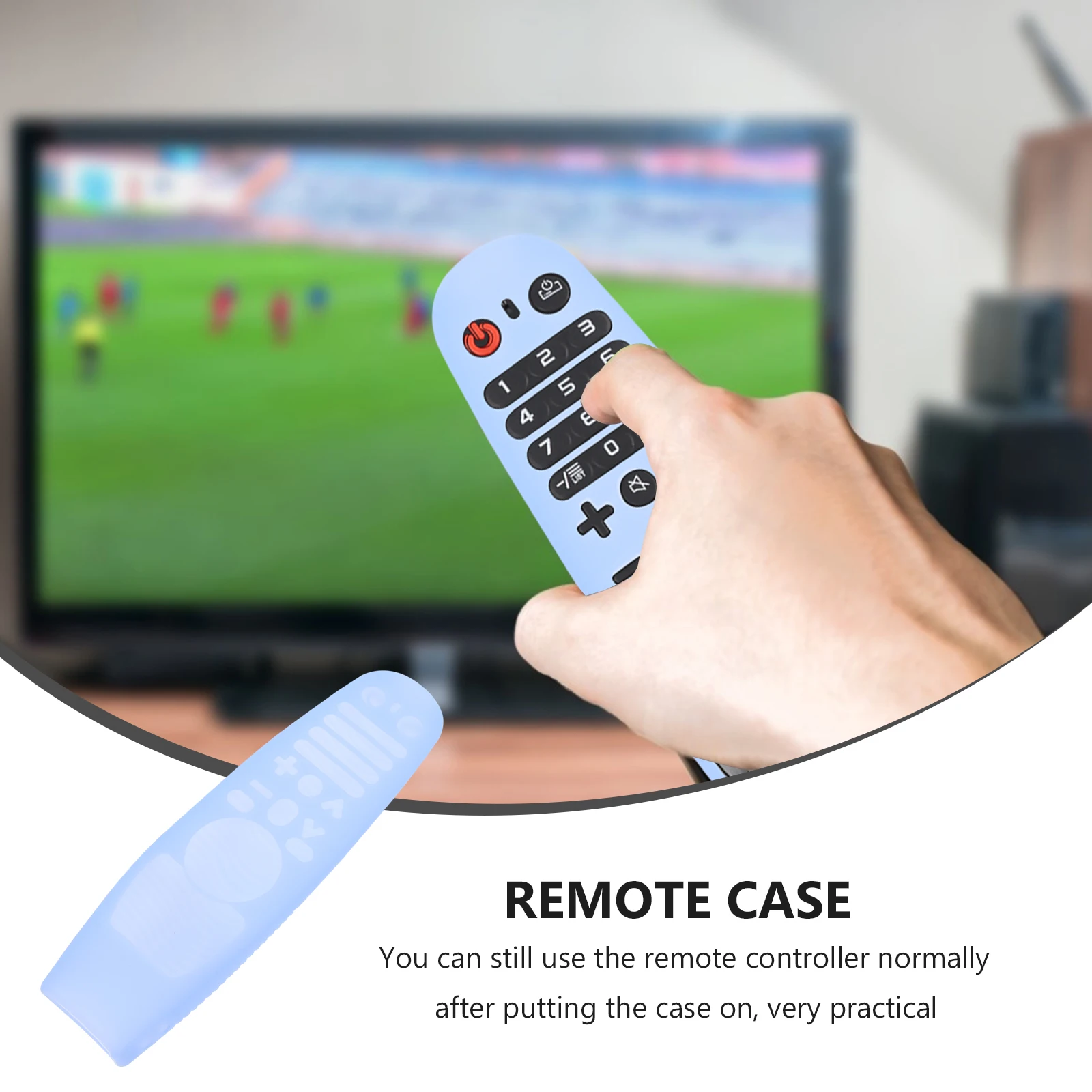 

Silicone Remote Control Protective Cover Compatible for Mr650 Mr18ba Mr19ba Remote Controller Anti-Drop Stain-Resistant