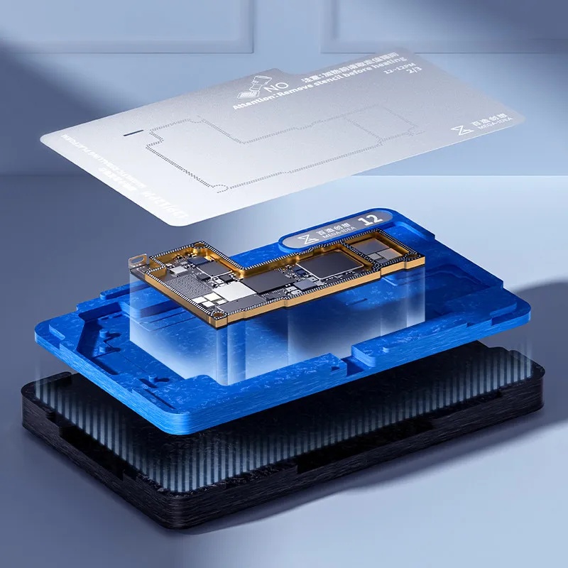 Qianli scheda madre scheda di livello medio pianta piattaforma di latta iPhone X XS XSMAX 11 13 Pro Max BGA Reballing Stencil Kit strumento di riparazione