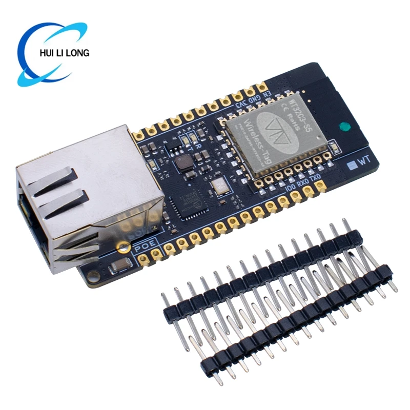 ETH01-EVO وحدة عرض التنوير ESP32-C3 واي فاي بلوتوث إيثرنت 3 في 1 بوابة إنترنت الأشياء المحدثة WT32-ETH01
