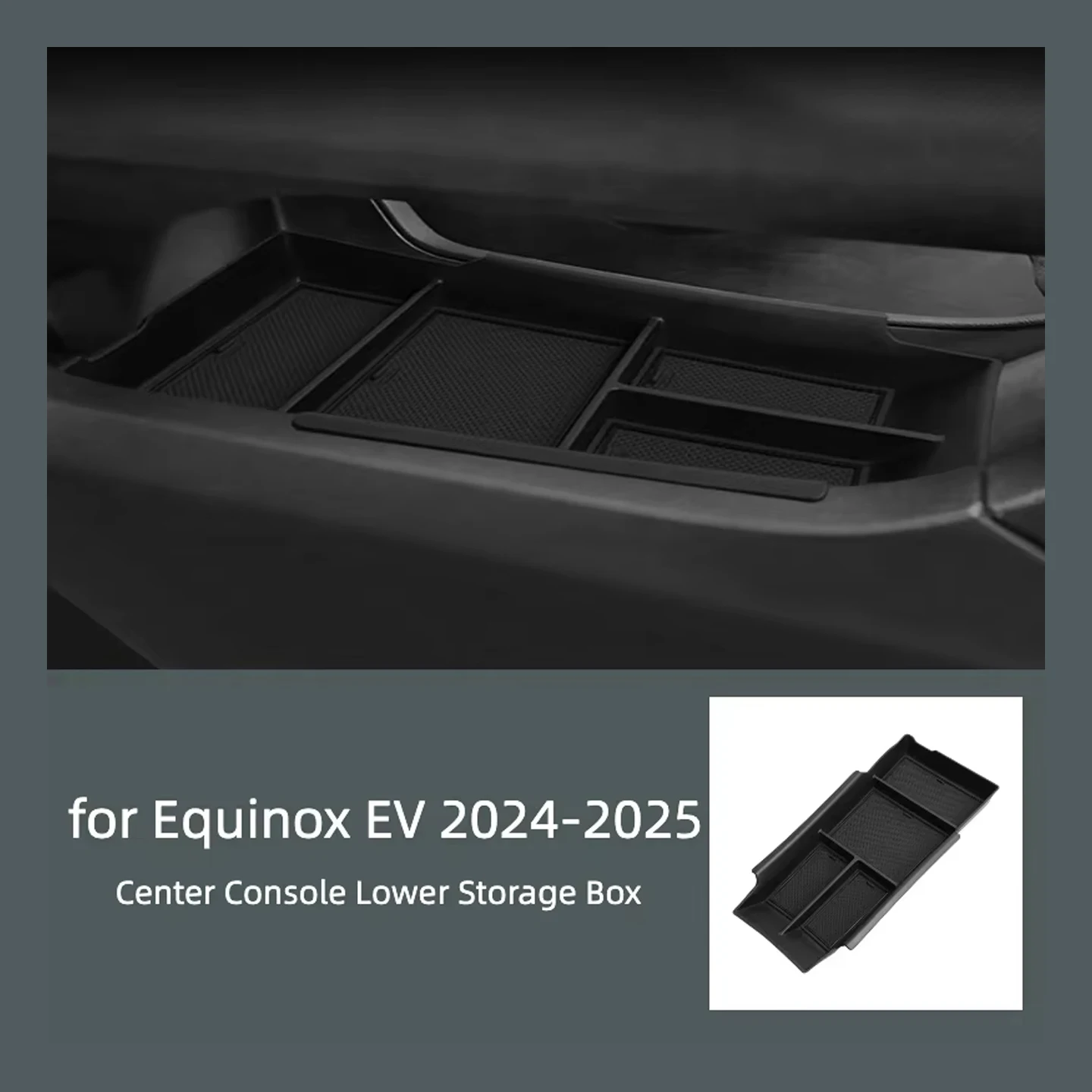For 24-25 models of Explorer Equinox EV Central Control Unmounted Car Installation Box Car Interior Storage Compartment