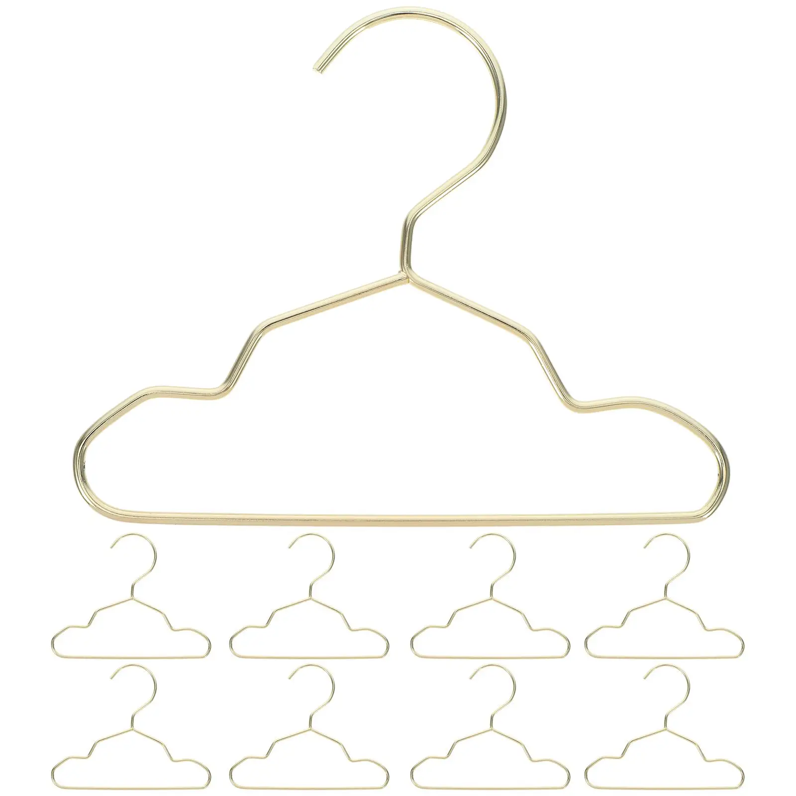 10 Uds percha para mascotas ropa Mini perchas para perros portátil pequeño Metal gato Golden Retriever