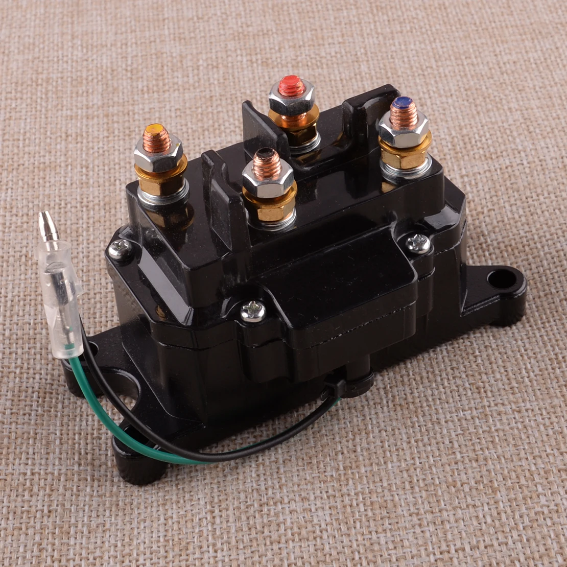 Universal Solenoid Relay Contactor Winch Switch 12V 250A For Motorcycle UTV ATV Double Conversion Type New