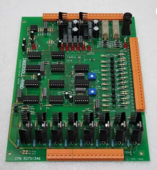 Ingersoll Rand Industrial Compressor Parts Model CPN 92751346 Sequenz Kontrolle Aluminum & Metal Main Circuit Controller