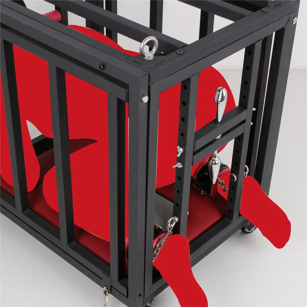 BDSM Restraint Dog Cage AV Sex Props Slave Training Couples Flirting Sex Toys Sex Furniture Bondage Cage and Sofa Sex Aid Tools