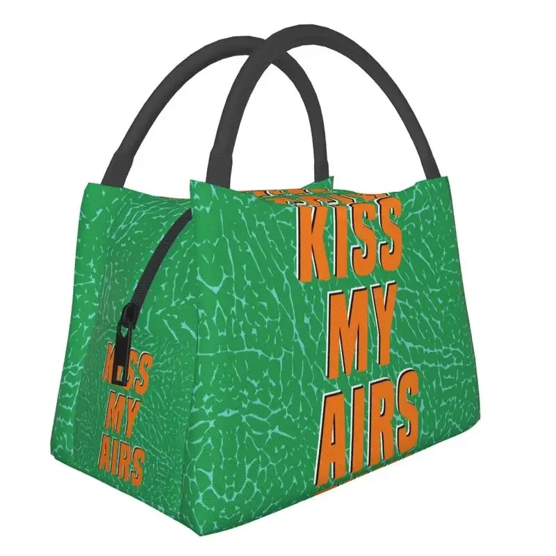 

Kiss My Airs Insulated Lunch Bags for Women Resuable Thermal Cooler Food Box Outdoor Camping Travel