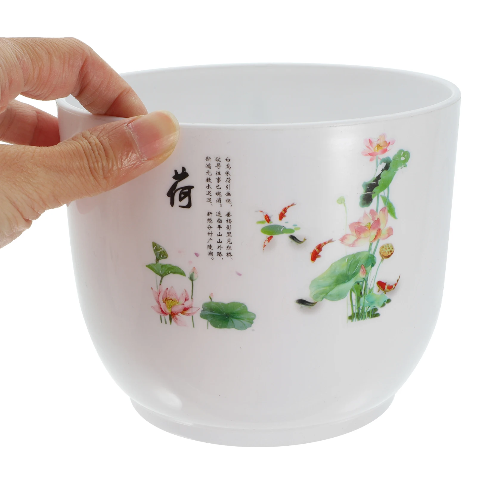 

2pcs Resin Flower Pots Orchid Planters Nursery Planter Garden Household Pot With Drainage Hole For Indoor Outdoor Plants