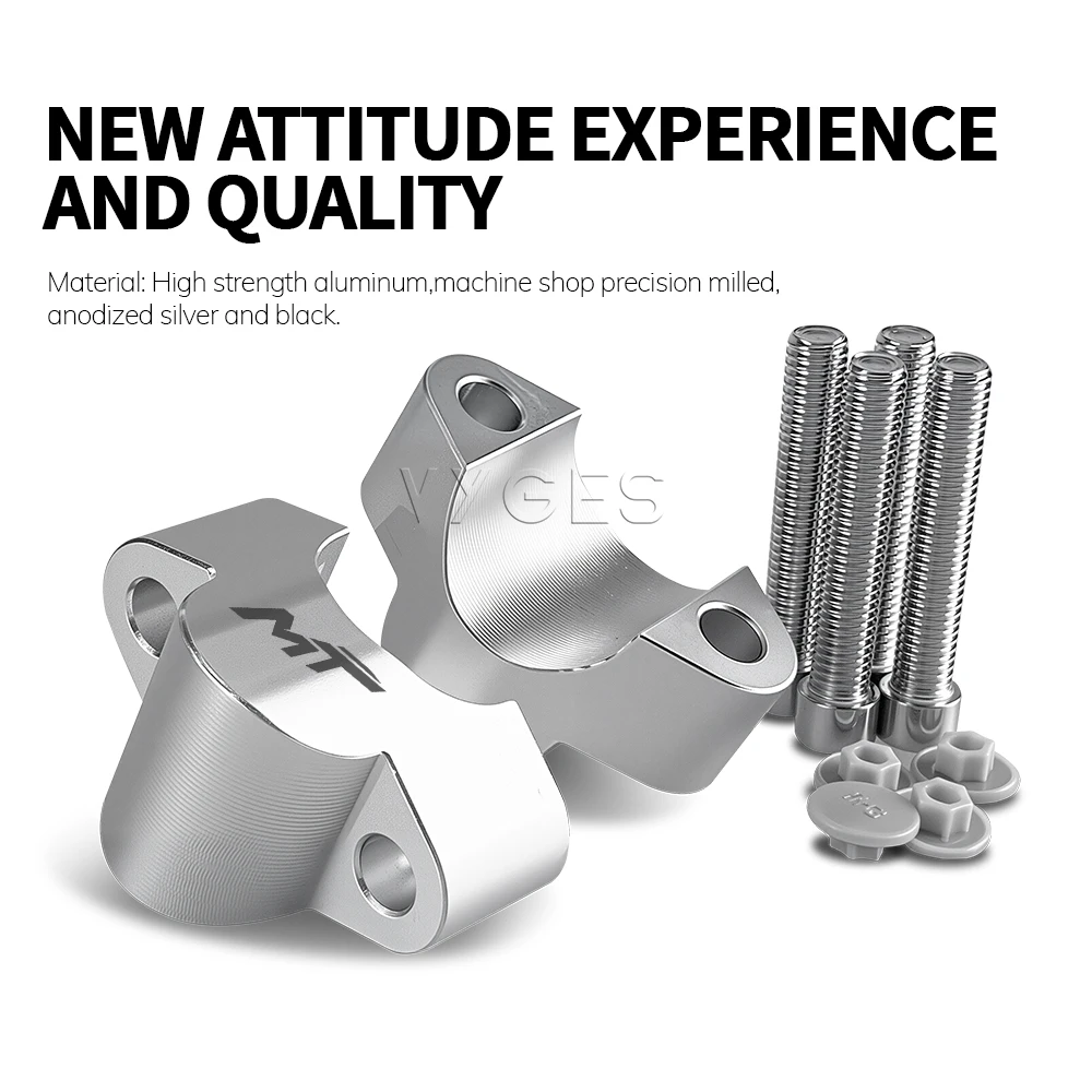 For CFMOTO 450MT 800MT 800MTX IBEX 800 450 2021- Motorcycle Accessories Handlebar Riser Drag Handle Bar Clamp Extend Adapter image 5