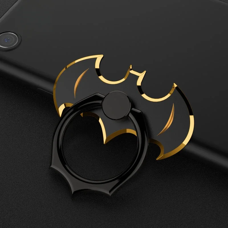 Eary Bat Finger Ring Phone Holder 360°Rotate Mount Cell Phone Stand Compatible with iPhone 15/14/13 Samsung Galaxy S23/S22/S21