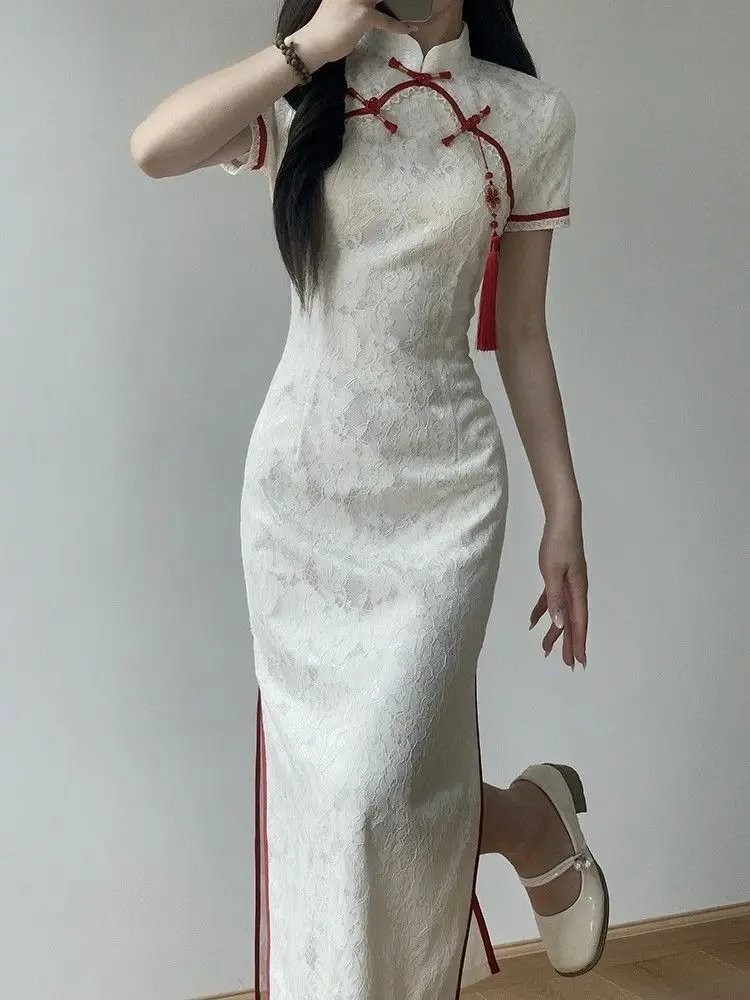 [1847 people collected]New Chinese style cheongsam 2025 new style, Chinese style, sexy engagement, daily temperament, high-end