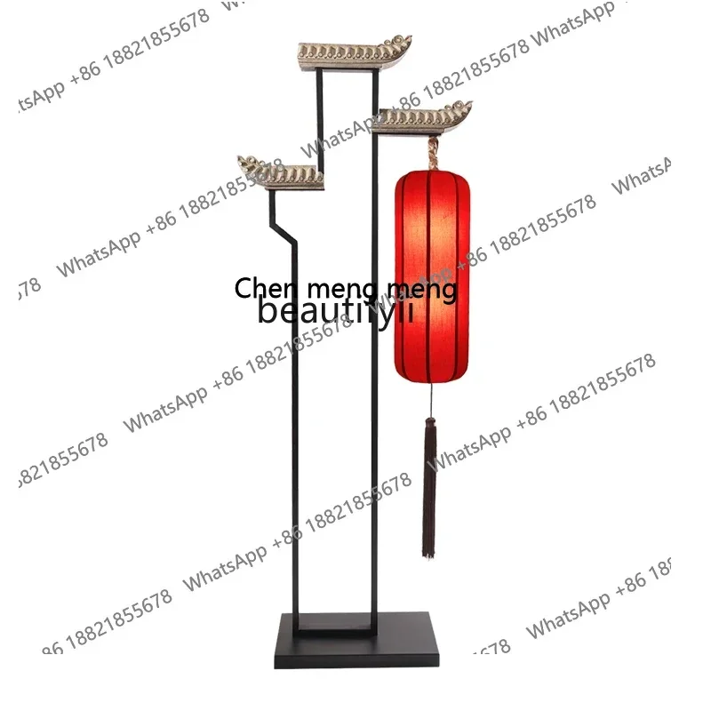 

cc182R yj Креативный новый китайский торшер Китайский красный художественный индивидуальный торшер