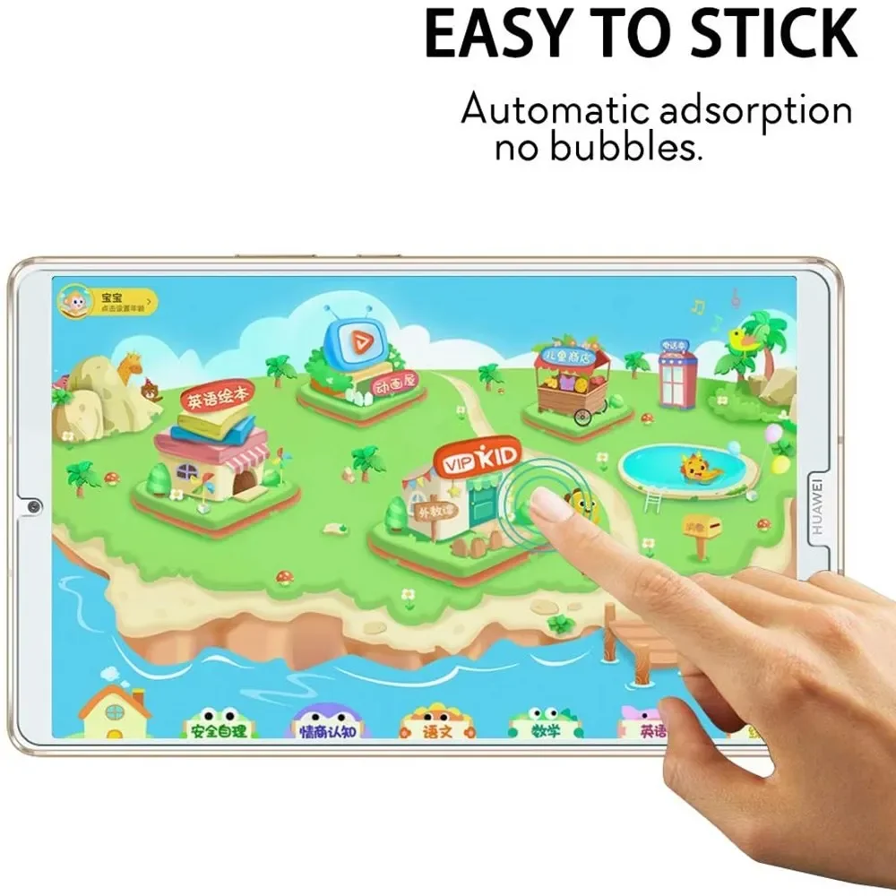 3 قطعة الزجاج المقسى لهواوي Mediapad M5 8 8.4 بوصة حامي الشاشة SHT-W09 SHT-AL09 مكافحة بصمة اللوحي طبقة رقيقة واقية