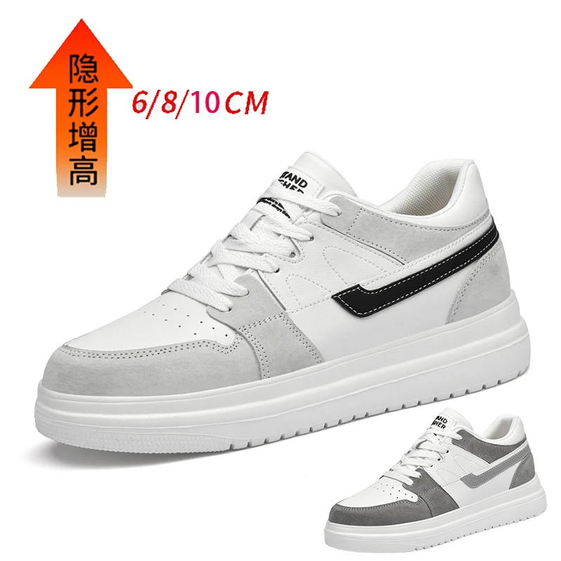 

Casual Lightweight Shoes for Men in Autum New Casual 10cm Thick-Soled Invisible Inner Heightening Stripesd Men's Shoes 6 Breathable Sports Shoes Trbottomy 8 Sneakers