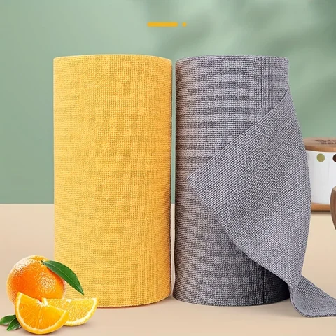 Tear-Off Microfiber Towel Roll
