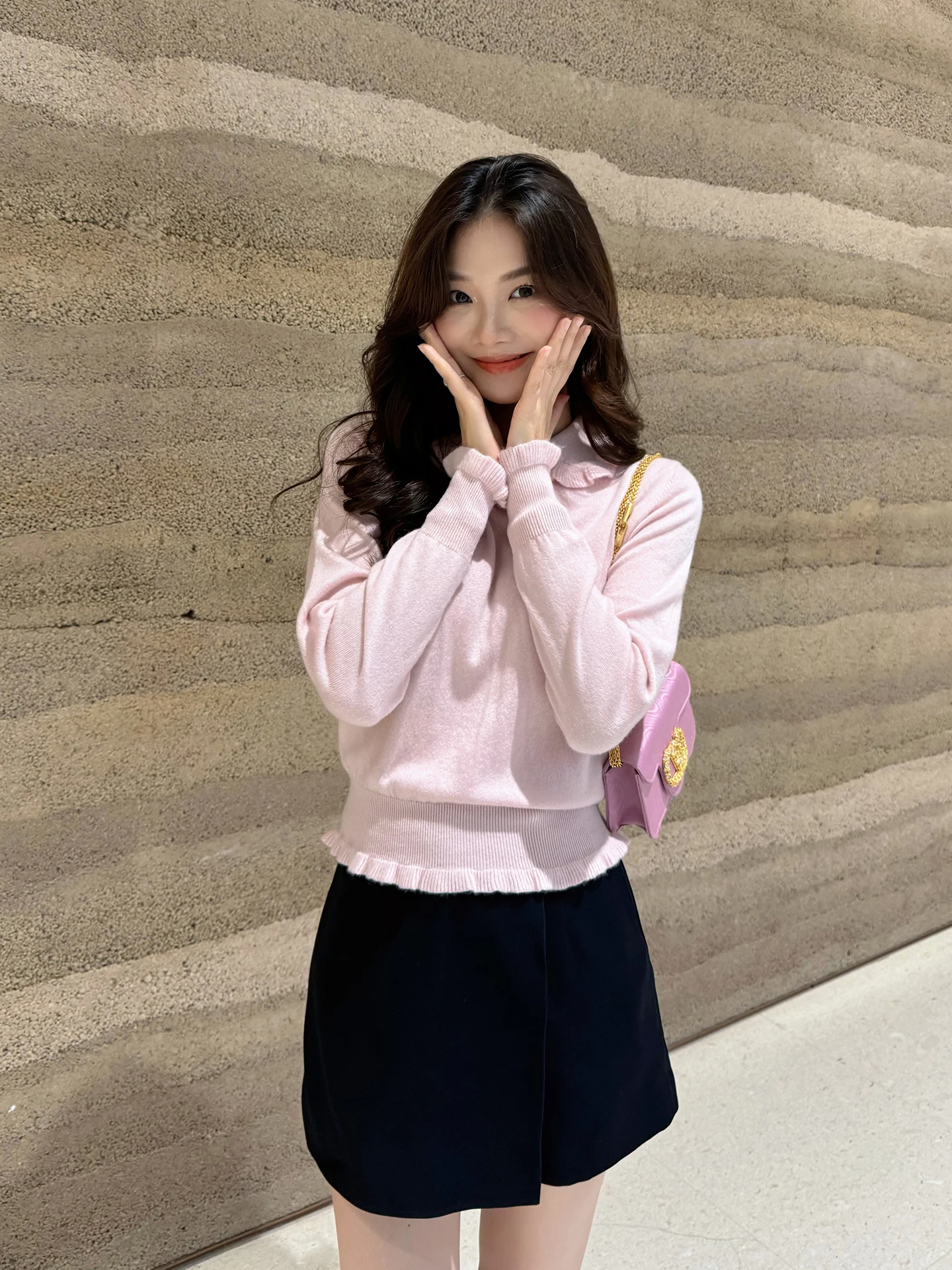 

Soft Camere ort Knitted Sweater round Ne Button Design Gentle Wood ain Casual Sle Women's Autumn Winter New Ar...