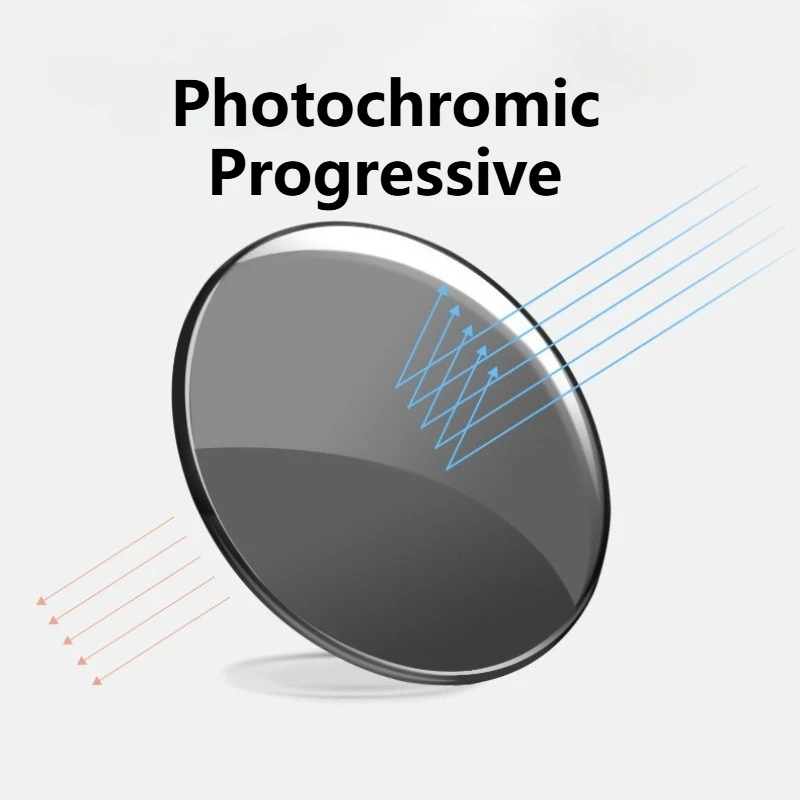 

1.56 1.61 Aspherical Prescription Progressive photochromism lenses Sunglasses lenses Single vision outdoor grayish brown