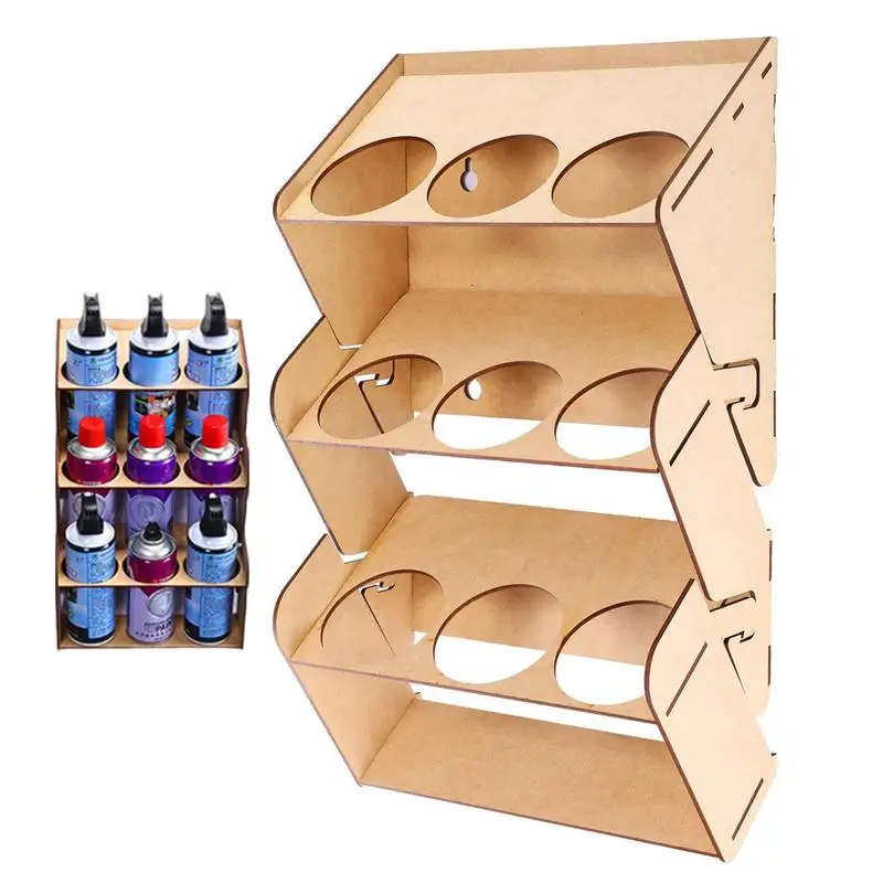 Spray paint can storage rack Paint Rack Organizer 3-Layer Paint Bottle Organizer Paint Bottle Organizer For Aerosol Cans