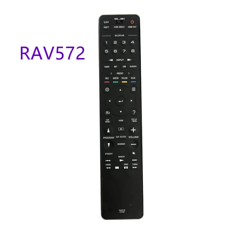 

Original remote control RAV572 RX-A1080_A2080_A3080_RX-V1085_V2085_V3085 for YAMAHA power amplifier sterro remote control