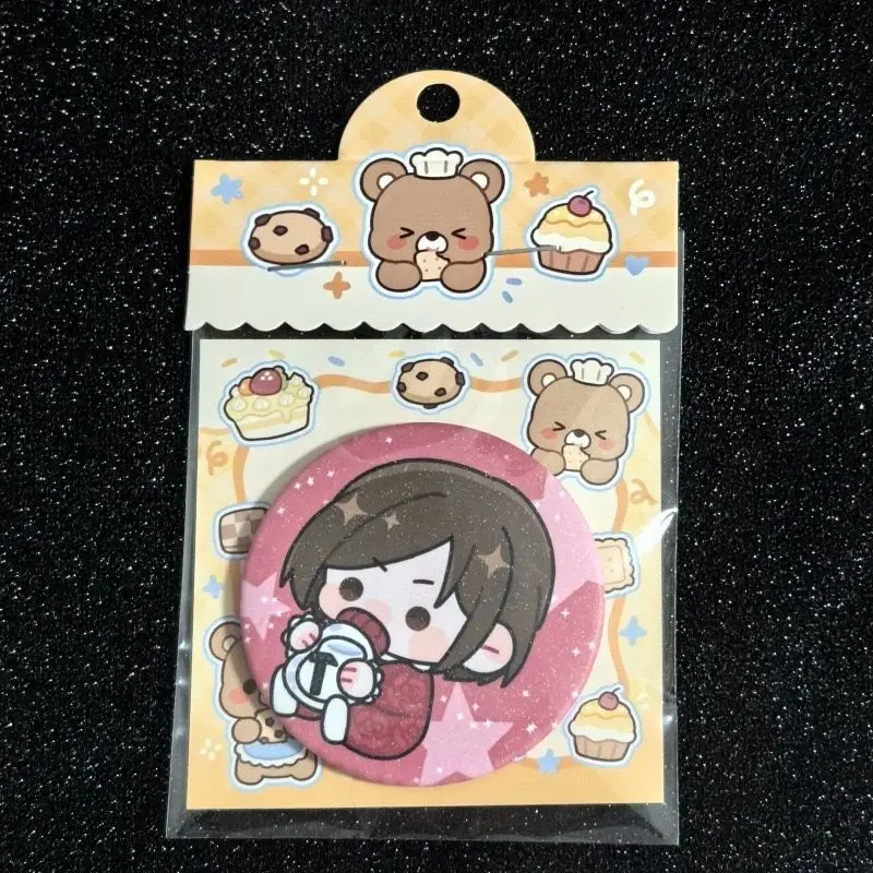 جديد Jujutsu Kaisen شارة Gojo Satoru Geto Suguru أنيمي الطرفية موضة رائعة شخصية صفيح 58 مللي متر بروش الهدايا