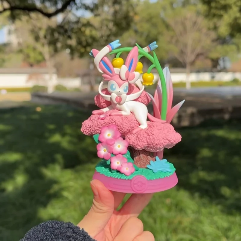 Funism Pokémon Enjoy met Eevee serie blind box modepop figuur decoratie schattig speelgoed festival cadeau