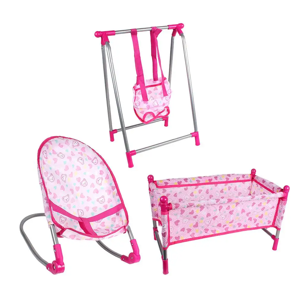 Pop Baby Peuter Baby Schommel Peuter Meubilair Bed Wieg Schommel Uitsmijter Schommelstoel Speelset Kinderen Simulatie Speelgoed