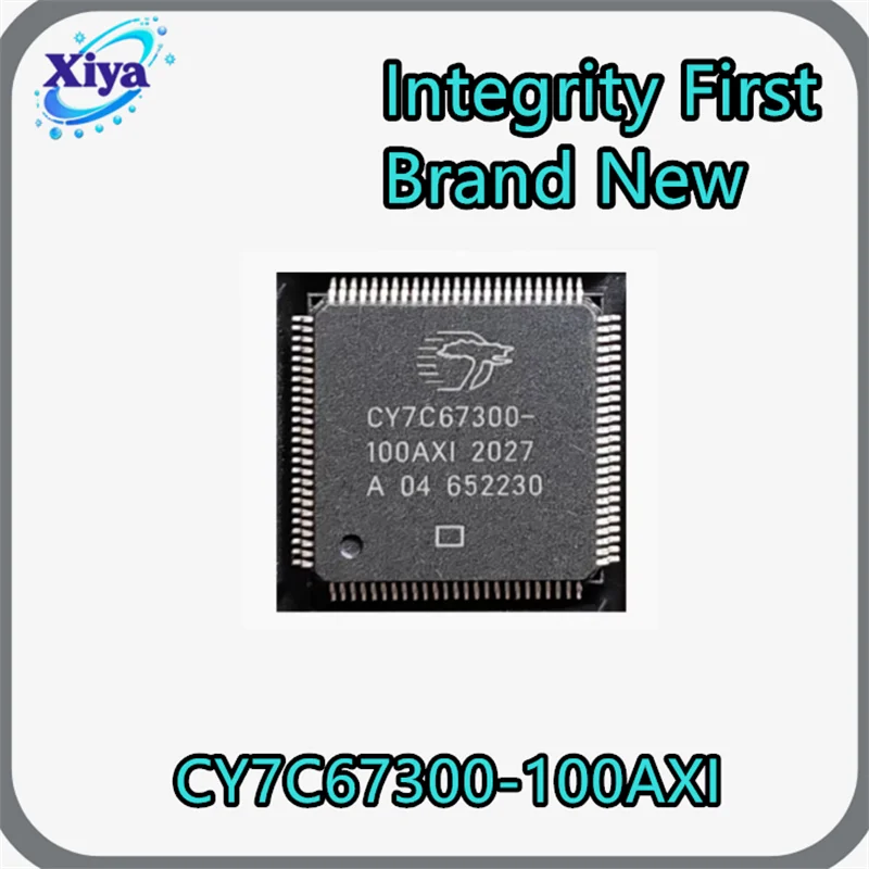 (1/10 units) CY7C67300-100AXI CY7C67300-100AI Controller, QFP100 package, 100% brand new and original integrity first