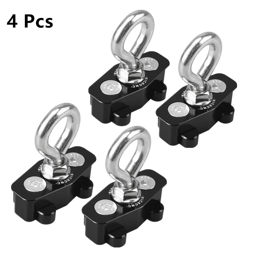 2/4 Pcs X3 Lock Tie Down Anchors Aluminum UTV Stud Hook Mount Lock Kit For Can-Am Maverick X3 4x4 R/RR Max Turbo XRS XDS 2017