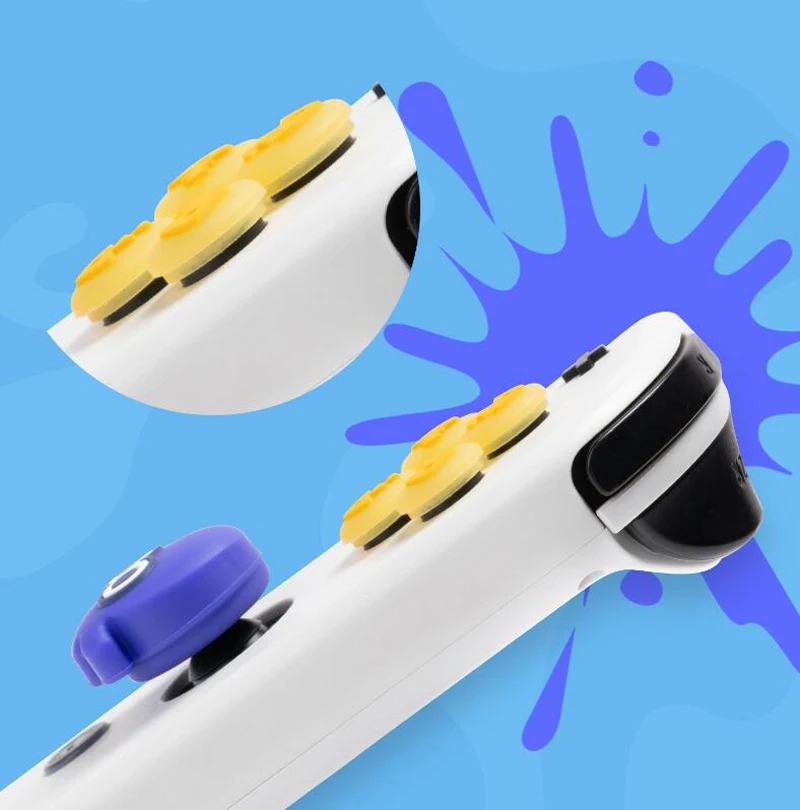 Милый силиконовый мягкий D-pad, крестовая кнопка, ABXY, стикер для клавиши, кожа, наклейка для переключателя Oled NS Joy-con, Стик для большого пальца, крышка для захвата