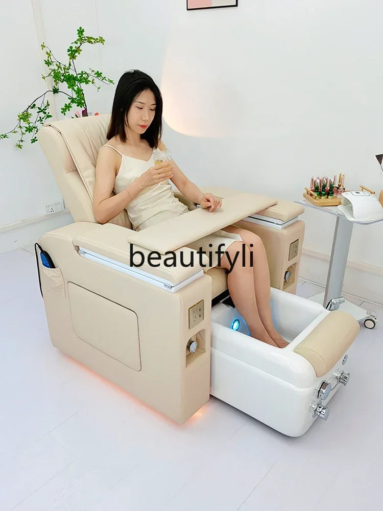 

ss D Foot therapy, manicure, sofa chair, electric massage, eyelash sofa, foot bath, massage sofa