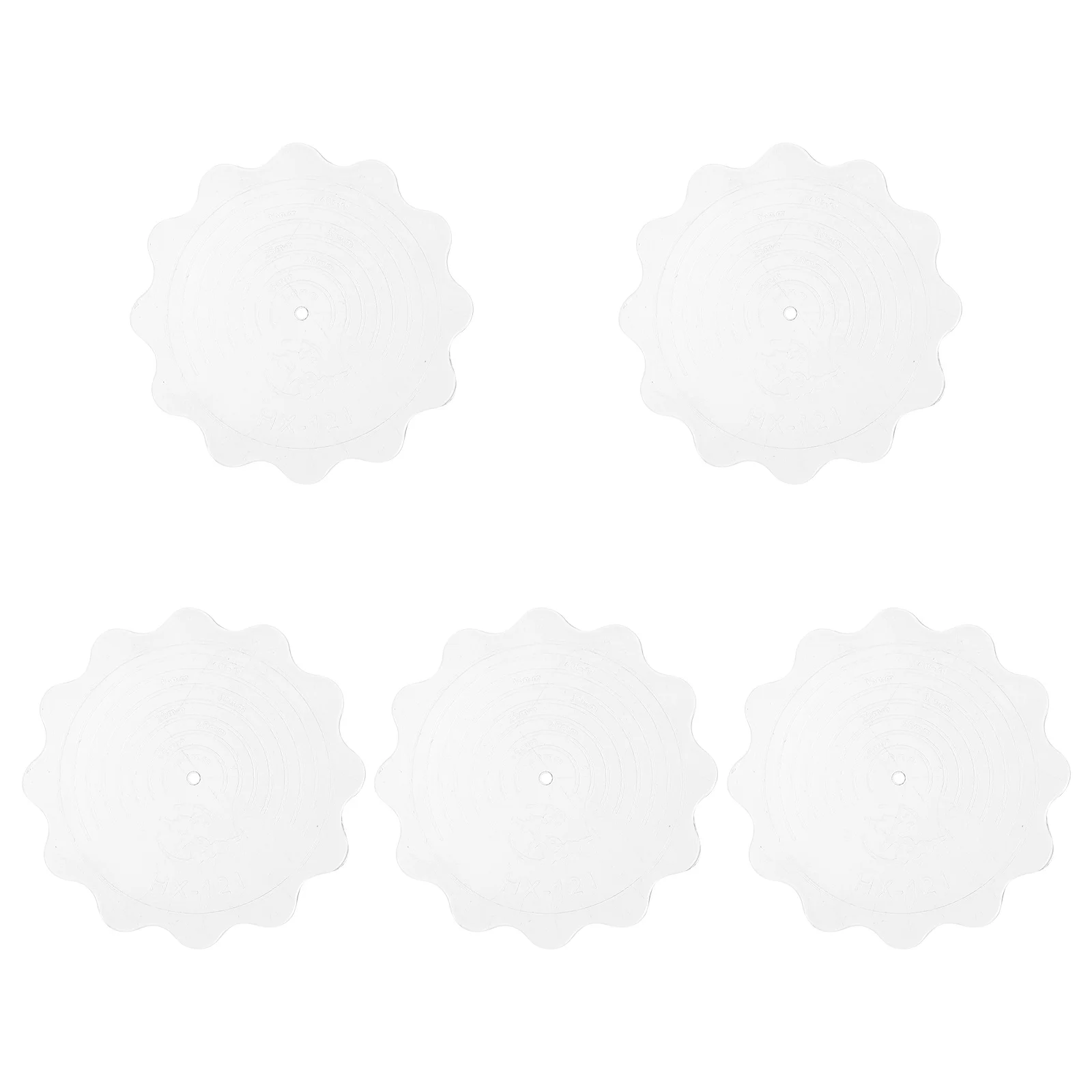 5 قطعة أداة لف الورق قالب تجعيد بلاستيكي مريح لبطاقات يدوية الصنع لتزيين حفلات الزفاف في الفصول الدراسية المنزلية #5