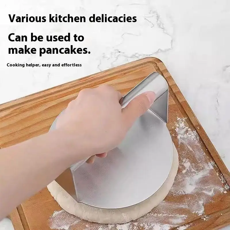 Prensa de hamburguesas de acero inoxidable, machacador de carne, molde Circular para prensar carne, accesorios de cocina