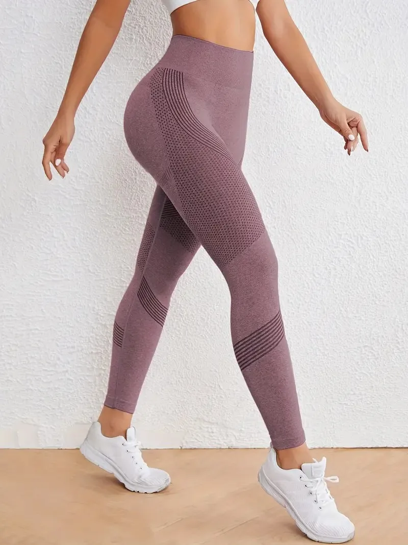 Cintura alta calças de yoga cor sólida levantamento de bunda das mulheres activewear leggings fitness ginásio esportes treino correndo calças apertadas