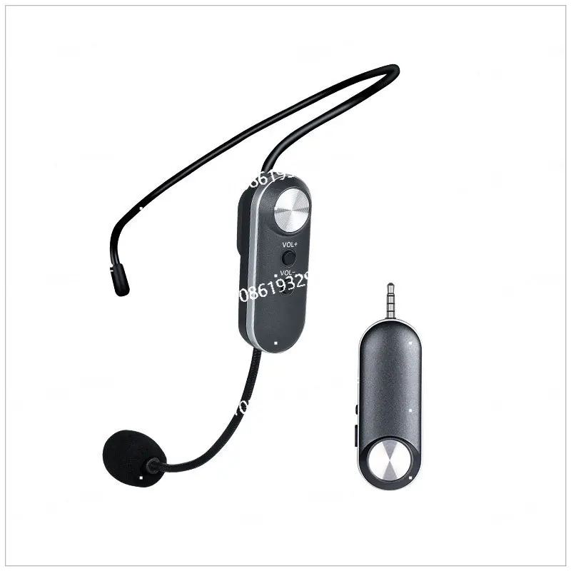 

Wireless Headset Microphone Rechargeable Microphone One-to-one Outdoor Audio and Home Shouting Universal Speech Earphones