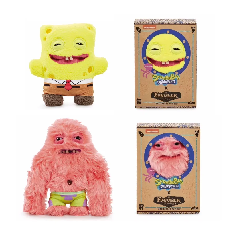 

Official Authentic Fuggler New Spongebob Patrick Star Series Dolls Funk Tooth Treasure Has A Box Of Tooth Monster Toy Gifts