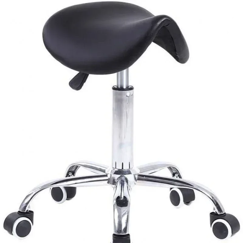 

Foot Saddle Stool Cosmetology Shop Technician Spinning Lift Saddle Stool Dental Chairs Cadeira De Cabeleireira Profissional