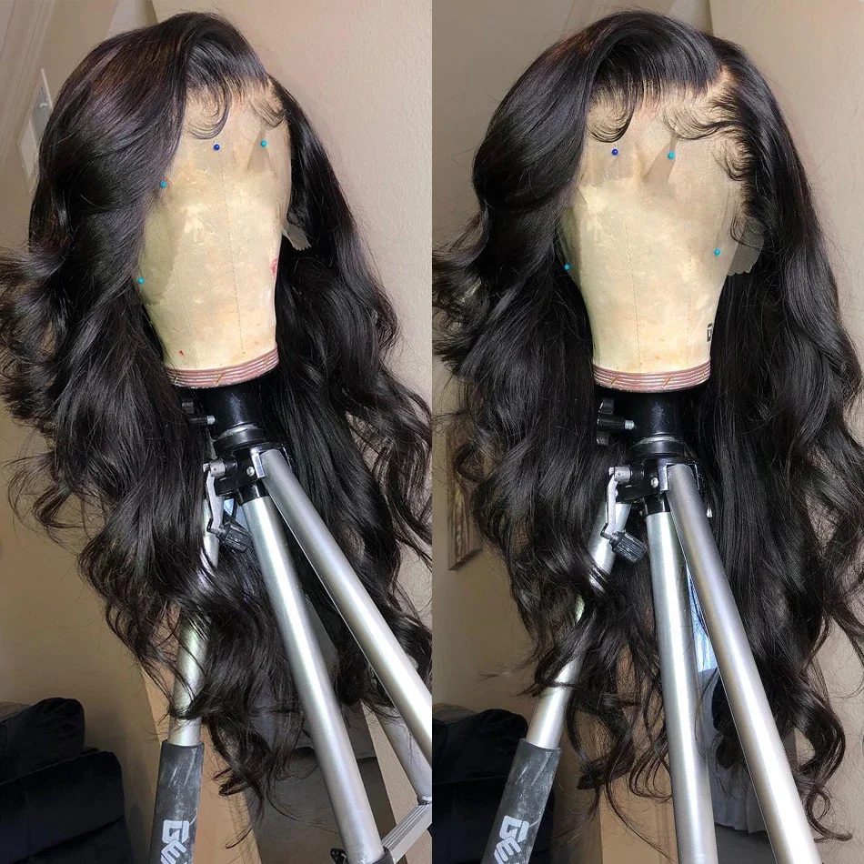 

Накладные парики из натуральных волос Body Wave с кружевной передней частью 13x4 для женщин, 38 дюймов, парики 13x6 с кружевной передней частью из натуральных волос, предварительно выщипанные