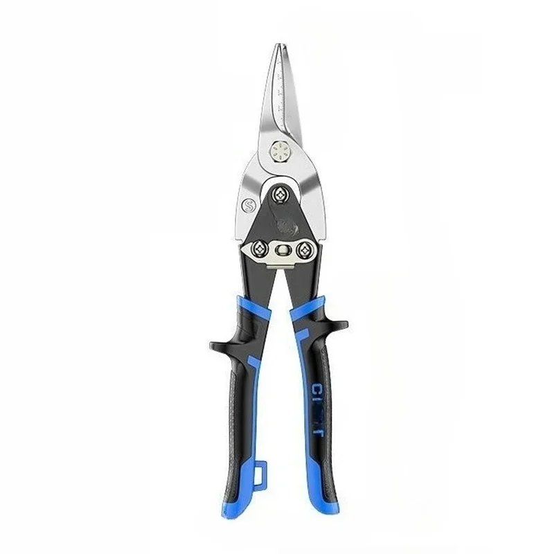 Industrial Scissors Professional Electrician Metal Scissors Portable Large Iron Sheet Shears Multifunctional CRV Manual Shears