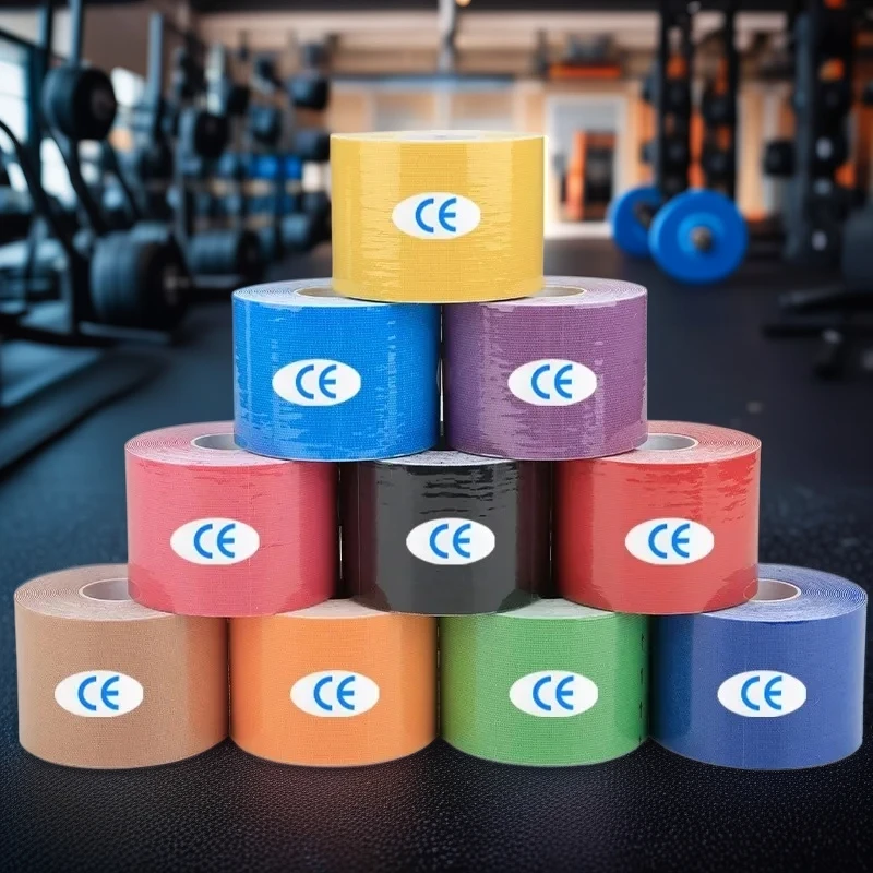 Sports Waterproof Kinesiology Tape Stickers Athletic Bandage Muscle Recovery Protector Strapping Pain Relief Tennis Gym