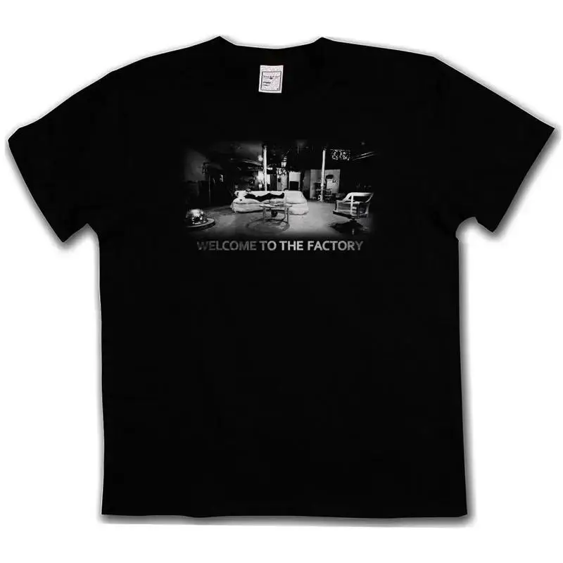 WELCOME TO THE FACTORY T SHIRT New York Andy Pop Art Picture Warhol