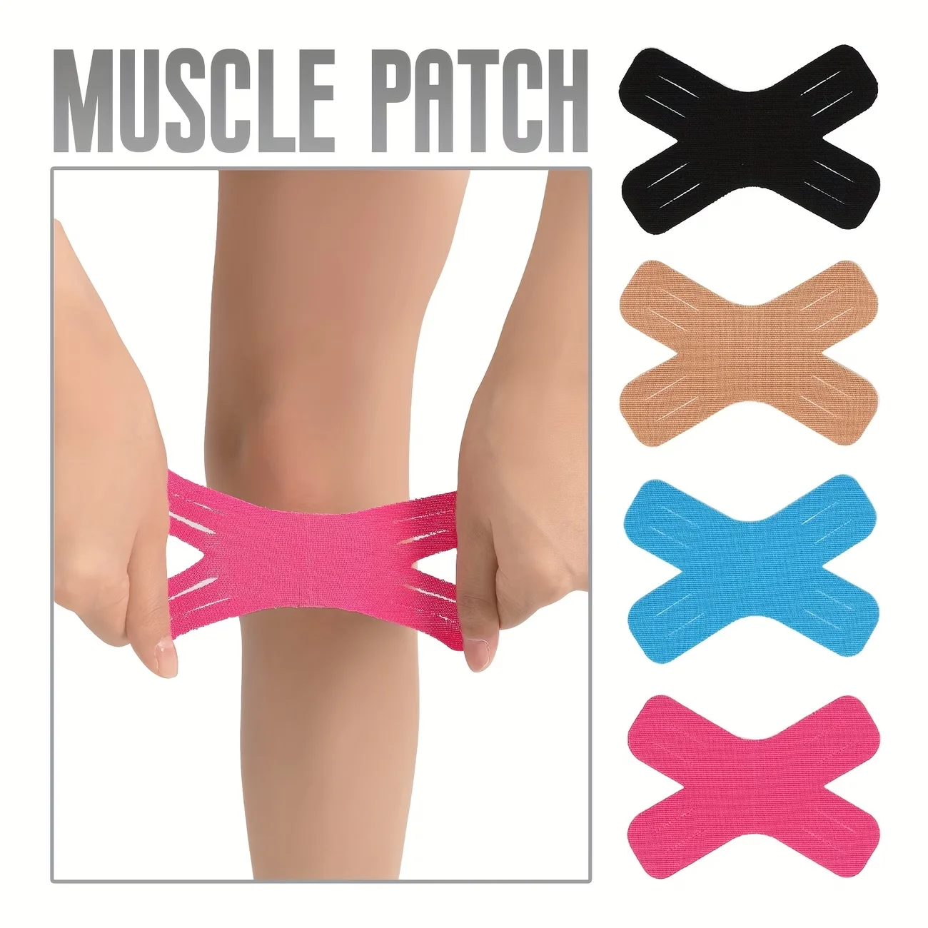 Outdoor Sports Activities - 10pcs Pre‑Cut Knee Support Patches with