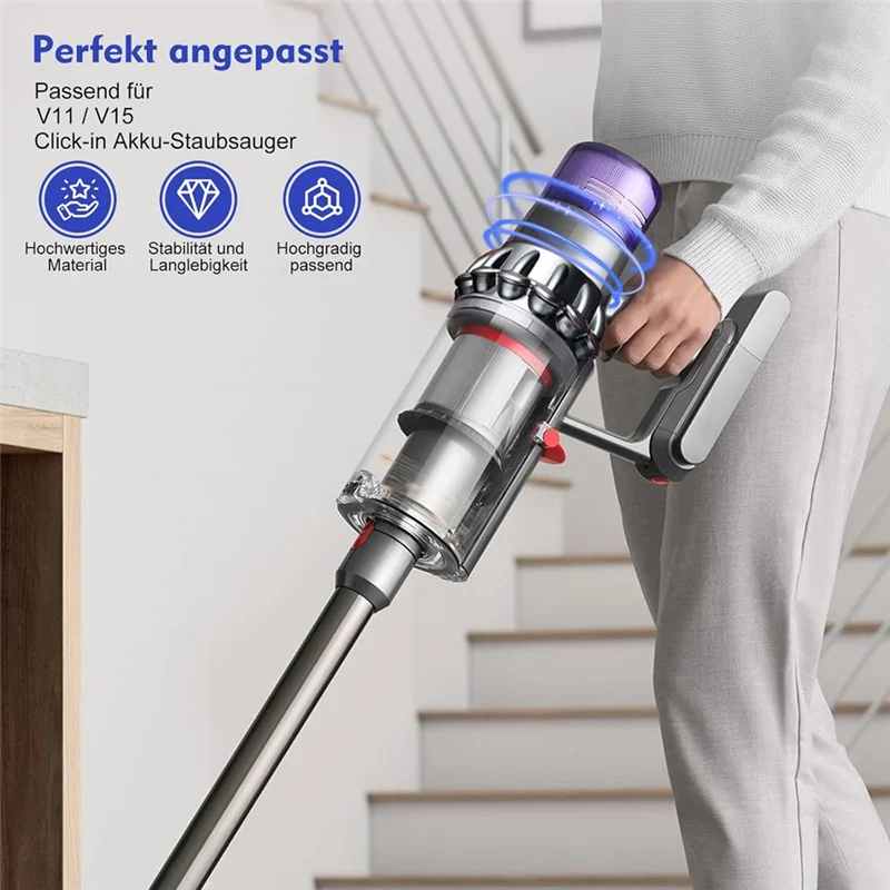 A74G-مبيت تجميع الجسم الرئيسي لـ Dyson V11 V15 مجموعة الجسم الرئيسية للمكنسة الكهربائية (فقط لإصدار النقر في الإصدار)
